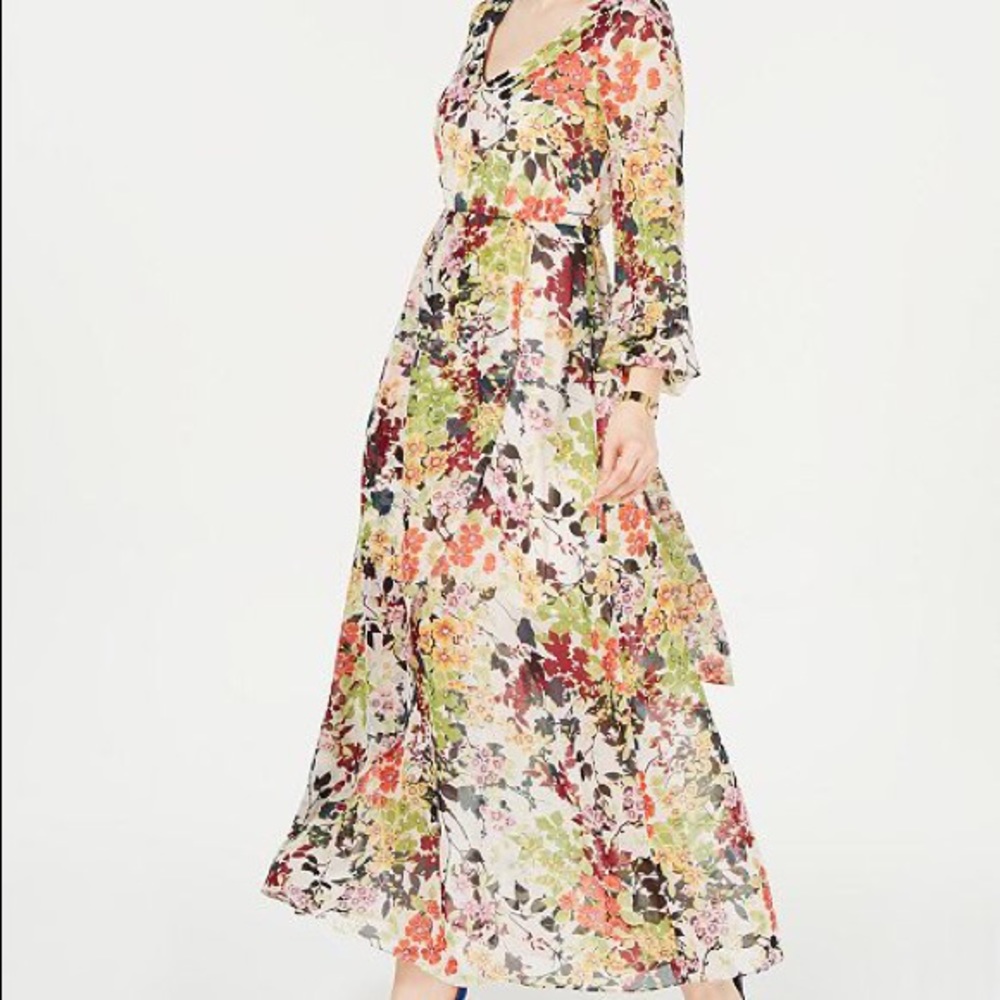 Boho Floral Maxi Dress Excellent Condition!